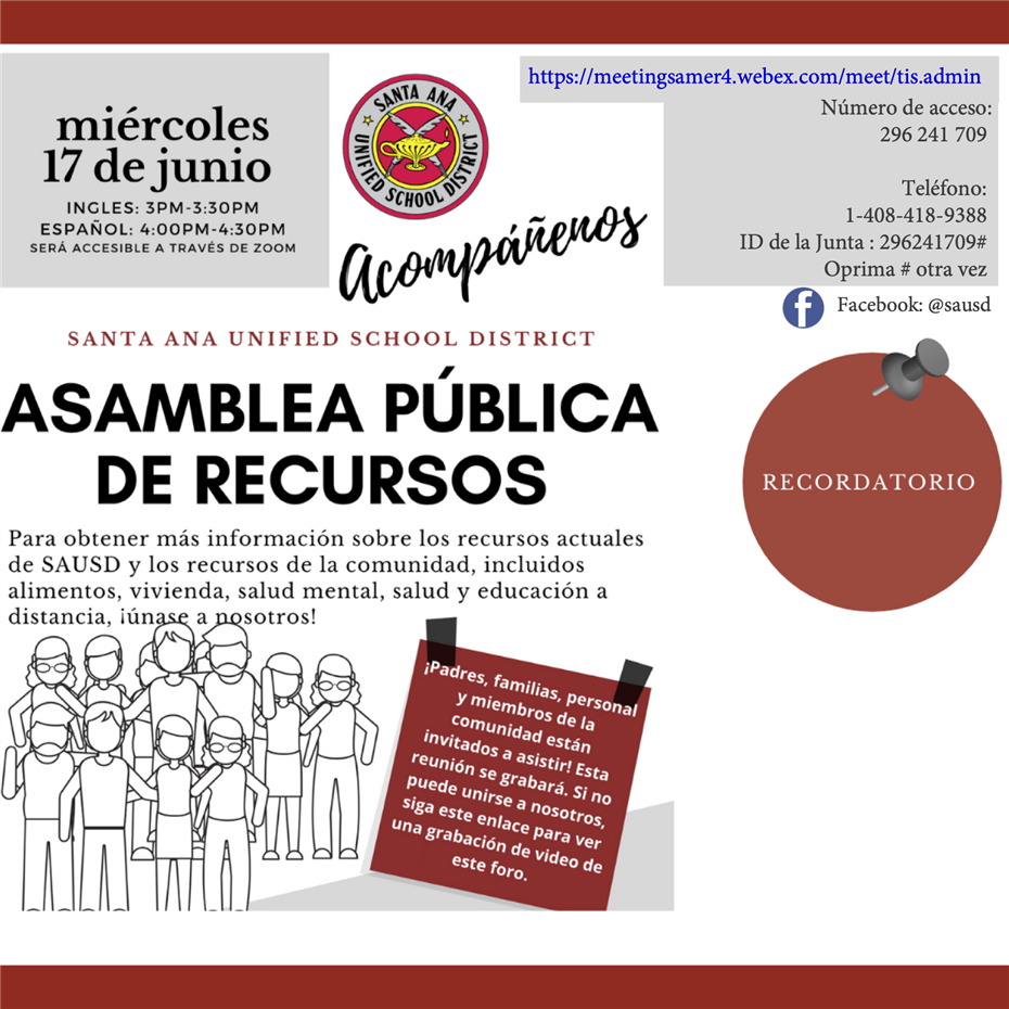 Asamblea publica de recursos 